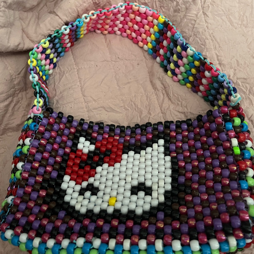 Colorful Beaded Women's Bag